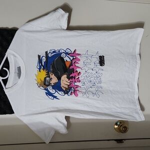 Naruto Shippuden Shonen Jump White Full Graphic T Shirt